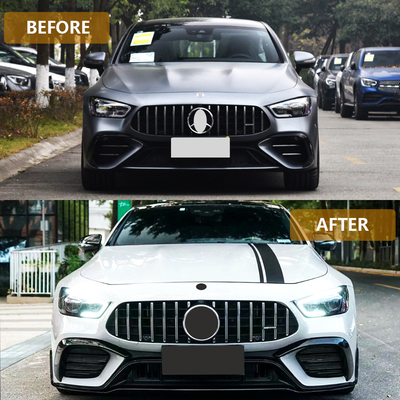 Upgrade uw BENZ AMG GT met 20-23 serie Black Front Grill en Body Kit Components
