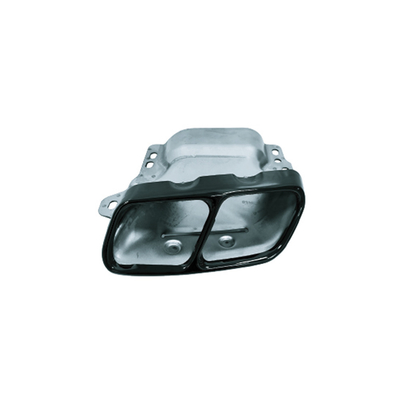 Mercedes-Benz CLA W117 2013-2019 vier-uit staart keel Zwart Chroom Uitlaat Muffler Pipe