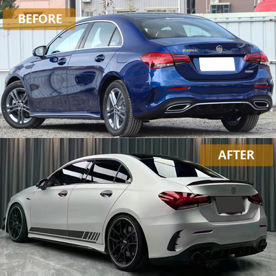 Mercedes-Benz W177 A45 AMG 19-24 Serie Auto Gezichtsverbetering Achterste Body Kit Upgrade Accessoires