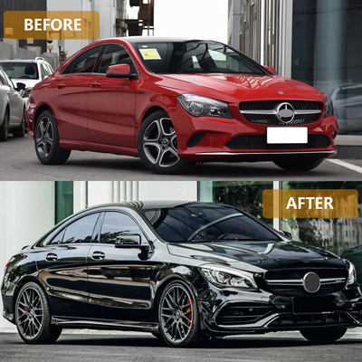 Car Body Kits voor Mercedes-Benz CLA W117 2013-2019 Voorbumpergril in AMG45-stijl