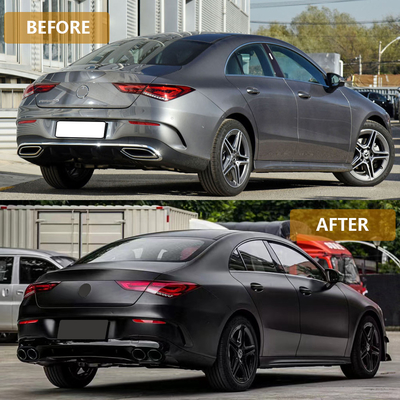 Mercedes Benz CLA W118 Achterbumper en Diffuser Lip met keeluitlaat Andere lichaamsdelen