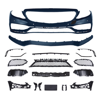 Op maat gemaakte C63 AMG-stijl voorste bumper grille voor Mercedes Benz C-Klasse W205 2015-2018