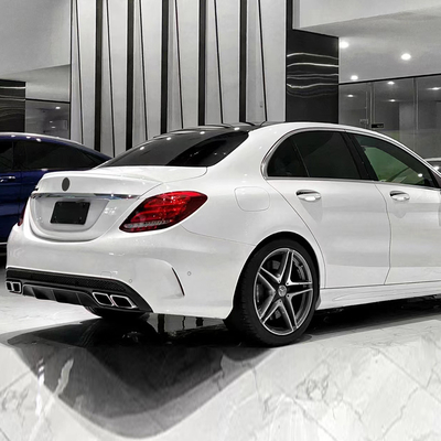 Auto-accessoires Auto zijrokken Benz C Gemodificeerd naar C63 AMG Style 2015-2018 Body Kits