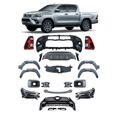 Autocar met 2021 HILUX ROCCO Type Body Kit in Business/Luxury Design Style