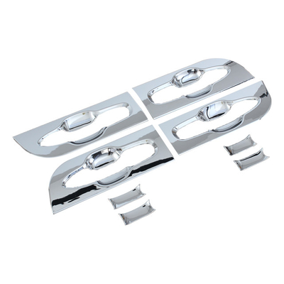 Zilveren/zwarte auto-accessoires Doorknop Bowl Cover voor Toyota Alphard Vellfire 2024