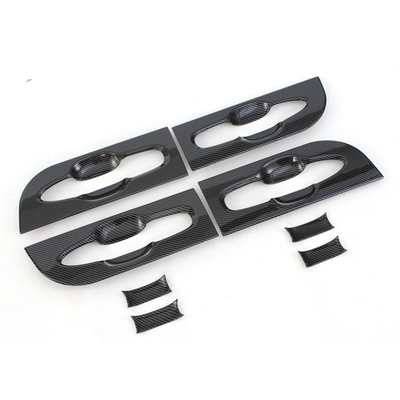Zilveren/zwarte auto-accessoires Doorknop Bowl Cover voor Toyota Alphard Vellfire 2024