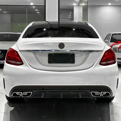 15-18 Mercedes-Benz C-klasse W205 Body Kit Morden Luxury Design Style Staart keelpijp