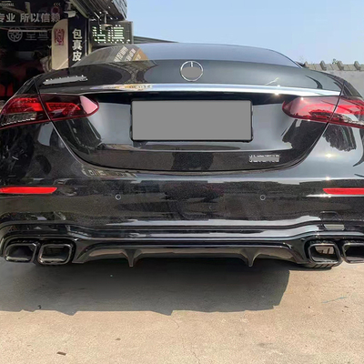 Roestvrij staal zilveren of zwarte staartpijp voor BENZ E63 Style W213