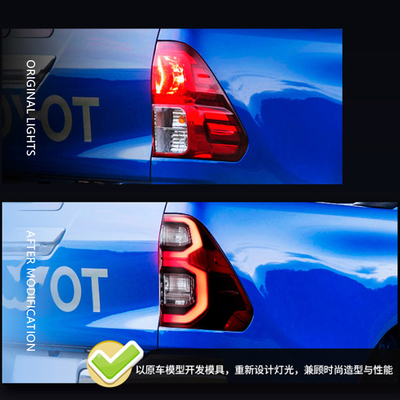 100% getest 2020- Hilux Achterlichten Gemodificeerde Flash LED Achterlamp Voor Hilux Rocco