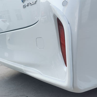 Geometrisch ontwerp Stijl roestvrij staal Achterste mist licht cover voor 2024 Toyota Alphard