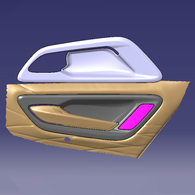 Producten Naam Auto Inner Door Trims voor Toyota Alphard Vellfire Stijlvolle Accessoires