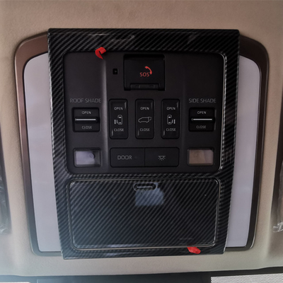 Toyota Tacoma 2024 2025 Auto Interieur ABS Carbon Fiber Zwart Hoofd Lichtschakelaar Knop Cover Trim 1pcs
