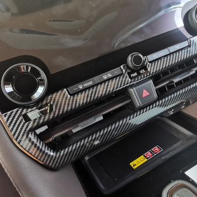 Toyota Alphard Vellfire 2024 Carbon Car AC Airconditioning Schakelaar Aanpassen Decoratieve Cover Trim