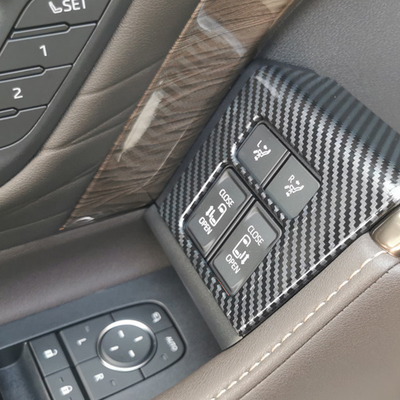 2024 Toyota Alphard Carbon Fiber Door Control Switch Cover voor ABS Interieur Accessoires