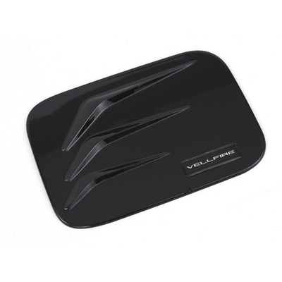 Overige auto-inrichting Carbon Fiber Chrome Tank Trim Cover voor 2024 Toyota Alphard