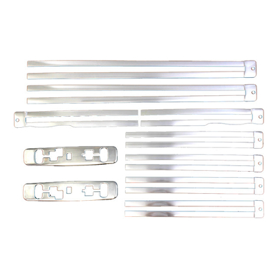 Roestvrij staal decoratieve rails voor Toyota Alphard Vellfire2024 interieur kits