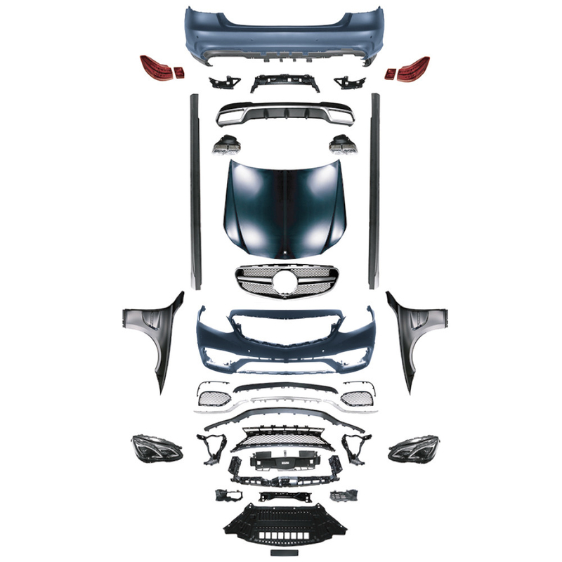 Transformeer je E-Klasse W212 14-15 met AMG Wide Body Benz Body Kits Voorste Achterste Bumper