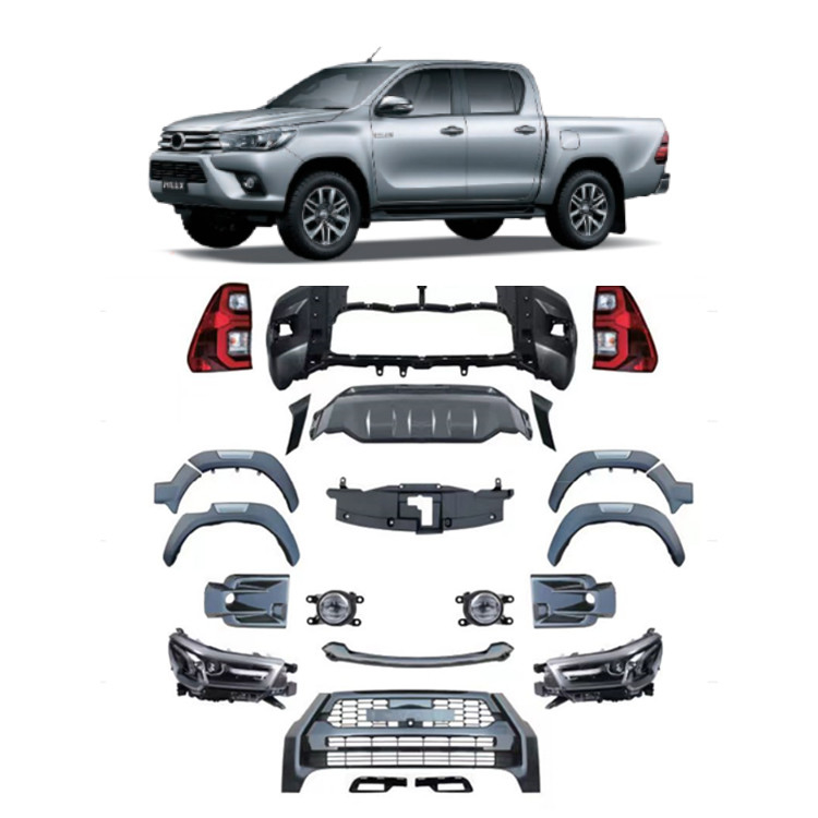 Niet-destructieve 16 HILUX ROCCO GR type tot 2020 reeks HILUX bodykit voor 2018-Toyota