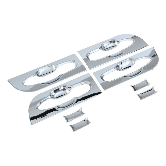 Zilveren/zwarte auto-accessoires Doorknop Bowl Cover voor Toyota Alphard Vellfire 2024
