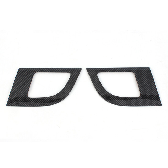 2024 Toyota Alphard Carbon Fiber Car Door Horn Cover in Tan Kleur met Nomal Design